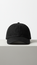 Black Dad Hat With Embroidery